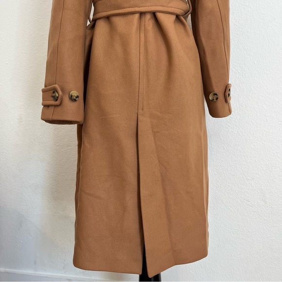 Mango MNG woolen coat with belt bloggers influencer favorite - Picture 14 of 16